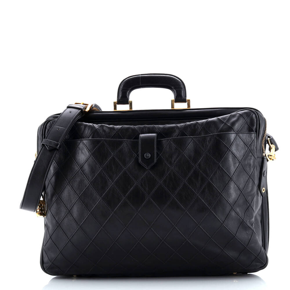Chanel Vintage Diamond Stitch Weekender #220179C18B